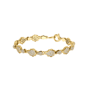 High Pave Classic Bracelet in 18K Yellow Gold