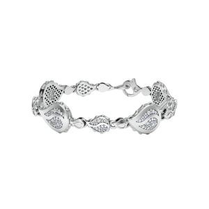 Signature Grand Duo Bracelet in 18K White Gold