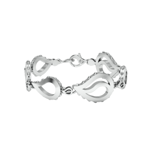 High Pure Royal Duo Bracelet in 18K White Gold