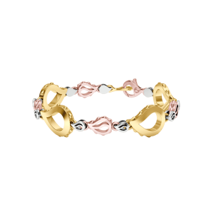 High Pure Grand Duo Bracelet in 18K Tricolor Gold