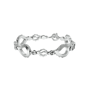 High Pure Grand Duo Bracelet in 18K White Gold