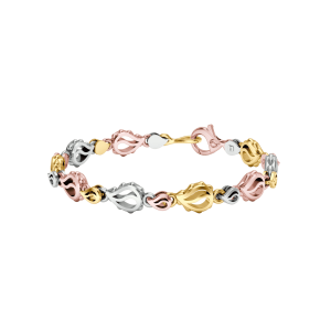 High Pure Classic Bracelet in 18K Tricolor Gold