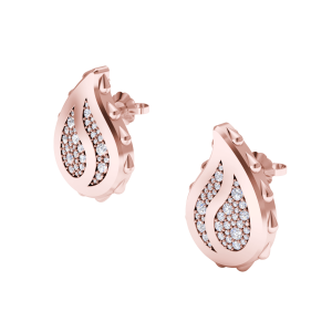 Signature Grand Earrings in 18K Rose Gold
