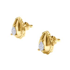 Rain Classic Studs in 18K Yellow Gold