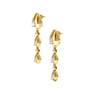 Rain Grand Trio Dangles in 18K Yellow Gold