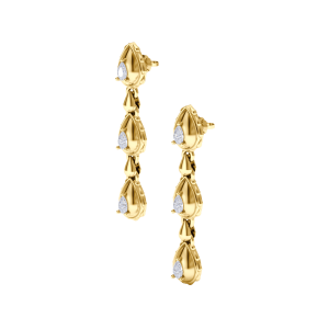Rain Classic Trio Dangles in 18K Yellow Gold