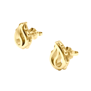 High Pure Classic Studs in 18K Yellow Gold