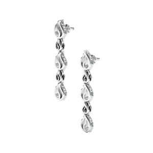 High Pure Classic Dangles in 18K White Gold