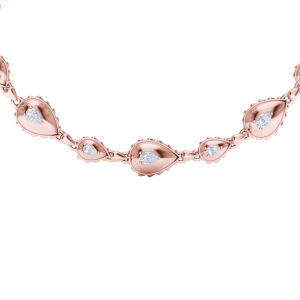 Rain Grand Duo Necklace in 18K Rose Gold