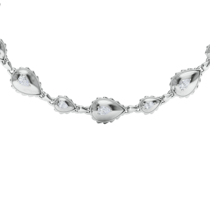 Rain Grand Duo Necklace in 18K White Gold