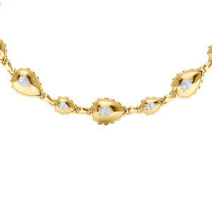 Rain Grand Duo Necklace in 18K Yellow Gold
