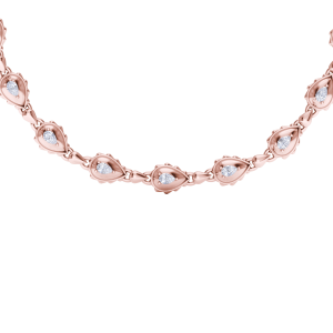 Rain Classic Necklace in 18K Rose Gold