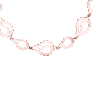 High Pure Royal Duo Necklace in 18K Rose Gold