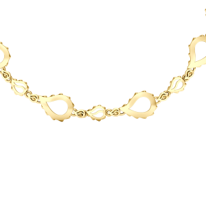 High Pure Grand Duo Necklace in 18K Yellow Gold