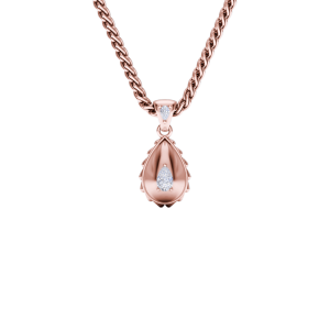 Rain Grand Pendant in 18K Rose Gold