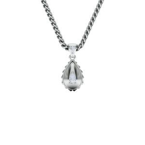Rain Grand Pendant in 18K White Gold