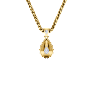 Rain Grand Pendant in 18K Yellow Gold