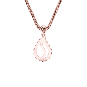 High Pure Royal Pendant in 18K Rose Gold